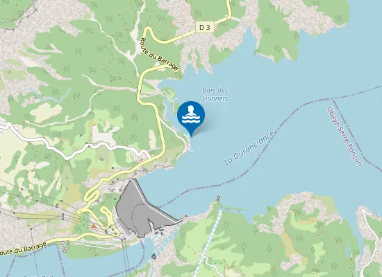 Map of BAIGNADE FLOTTANTE DU BOIS VIEUX