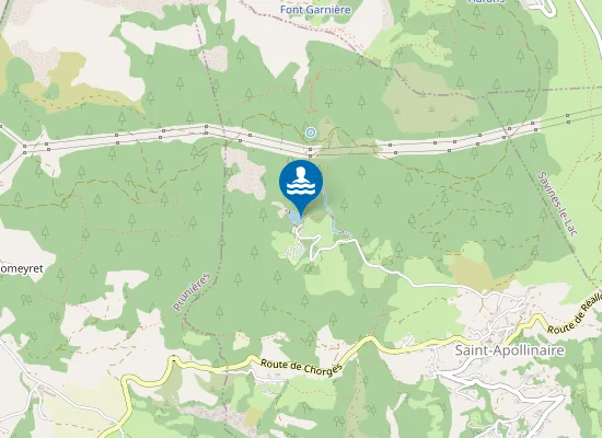 Map of LAC DE SAINT APOLLINAIRE