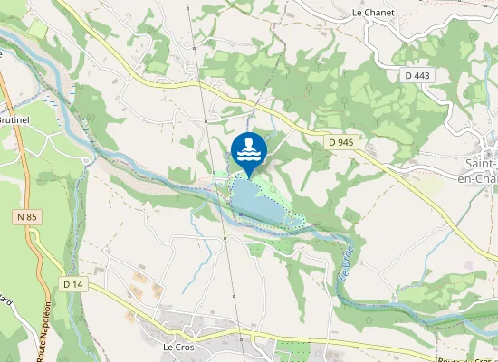 Map of PLAN D'EAU DU CHAMPSAUR