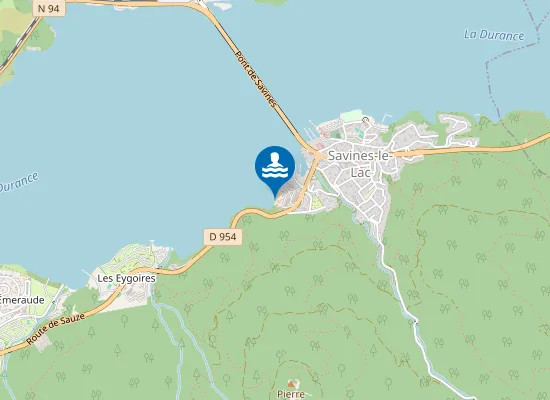 Map of PLAGE DE LA VOILERIE