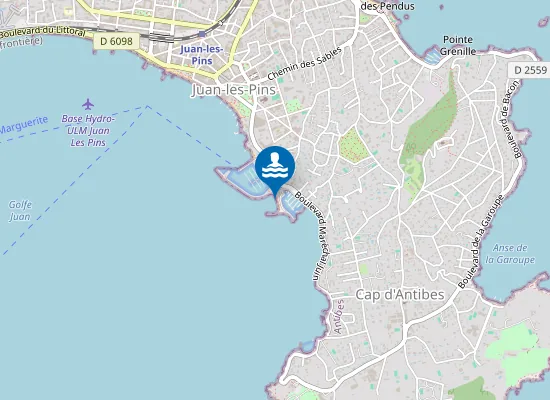 Map of PLAGE DU CROUTON