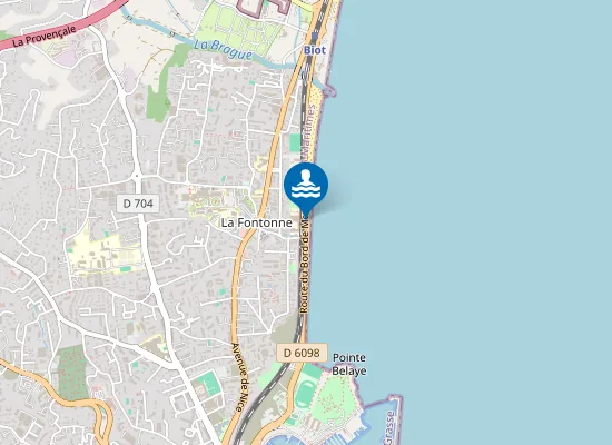 Map of FONTONNE OUEST