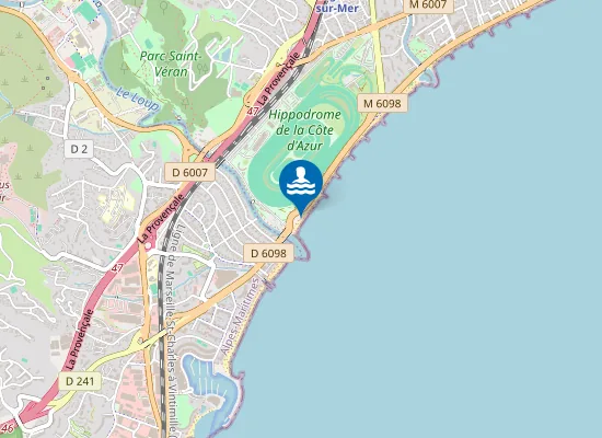 Map of DE L'HIPPODROME