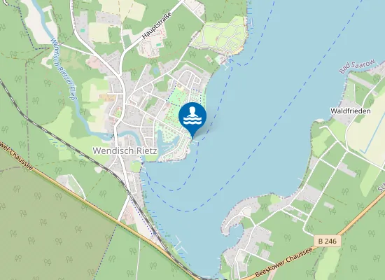 Map of SCHARMUETZELSEE WENDISCH RIETZ FERIENPARK