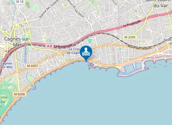 Map of DE L'ENTREE DU PORT