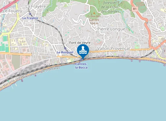 Map of ROCHERS DE LA BOCCA