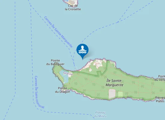 Map of ILE STE MARGUERITE EST