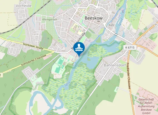 Map of SPREE BEESKOW SPREEPARK