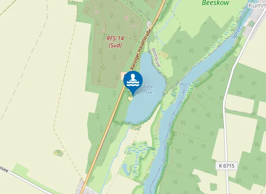 Map of TIEFER SEE RANZIG
