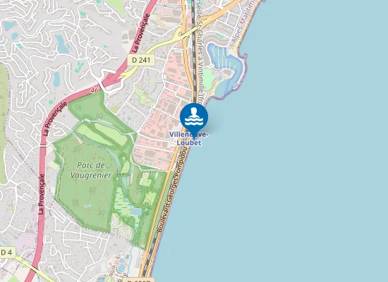 Map of MAURETTES (ex poste de secours no 2)