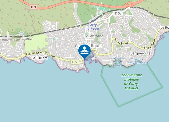 Map of PLAGE FERNANDEL