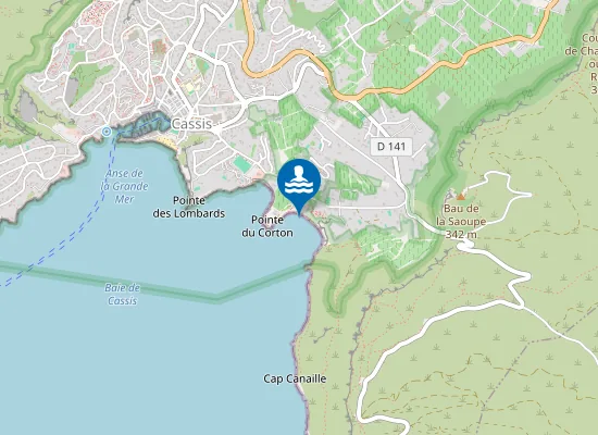 Map of Anse De L'arene