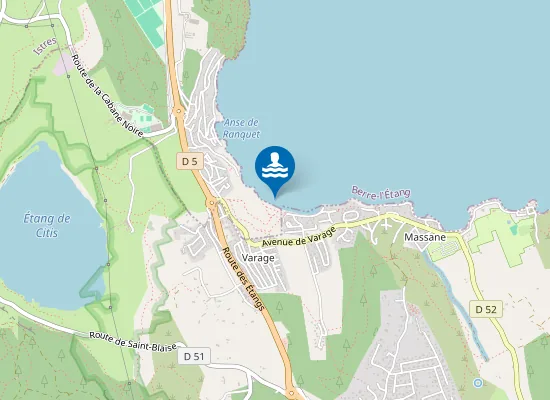 Map of VARAGE SAINT MITRE ISTRES