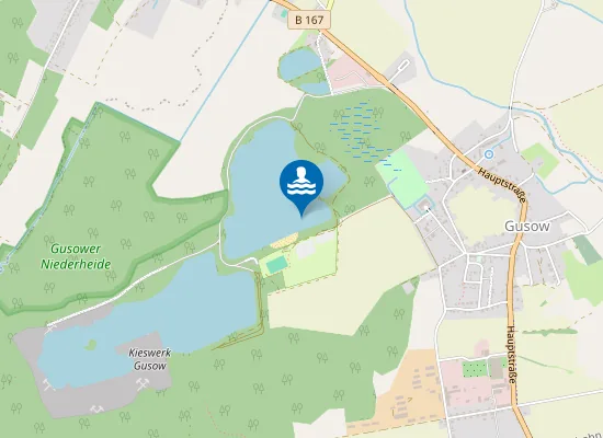 Map of BAGGERSEE GUSOW