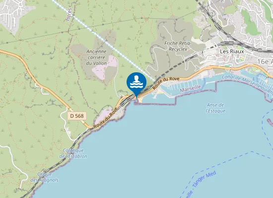 Map of LE FORTIN (SITE DE CORBIERES)