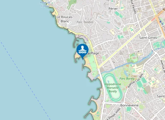 Map of GRAND ROUCAS (PRADO NORD)