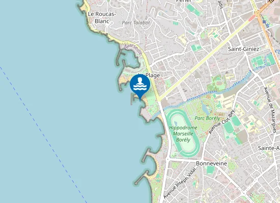 Map of DAVID (PRADO SUD)