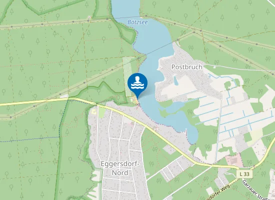 Map of BOETZSEE EGGERSDORF STRANDBAD