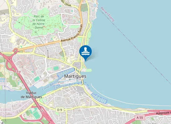 Map of FERRIERES (ETANG DE BERRE)