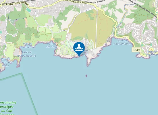 Map of Anse Des Tamaris