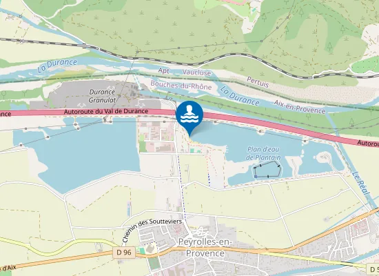 Map of Lac de peyrolles