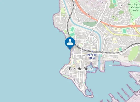 Map of PLAGE DES COMBATTANTS