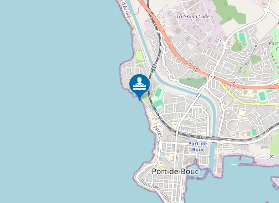 Map of PLAGE DES OURS