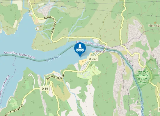 Map of PLAGE PONT DU GALETAS