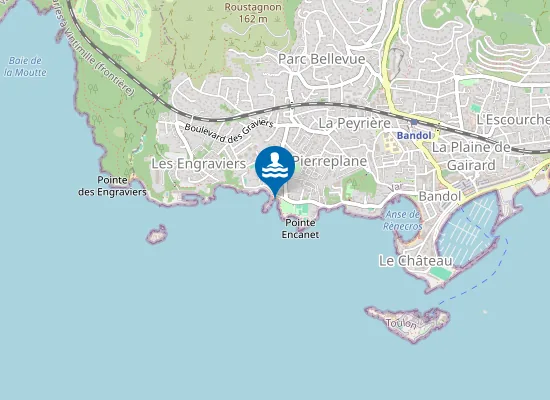 Map of PLAGE DE CAPELAN