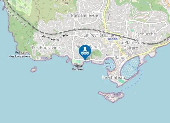 Map of PLAGE DU BARRY