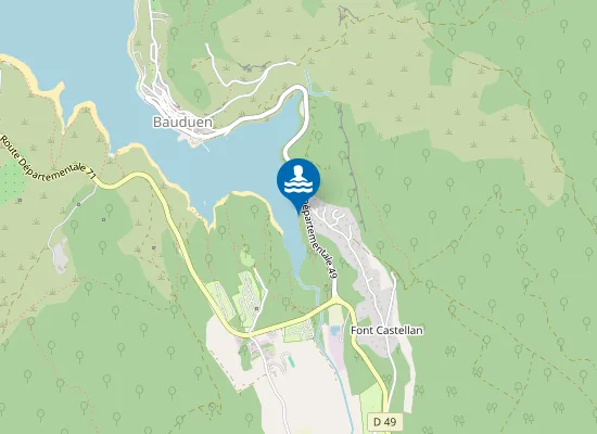 Map of PROXIMITE LAC