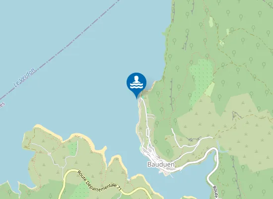 Map of PISTE EDF TENNIS