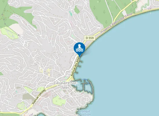 Map of PLAGE CENTRE VILLE