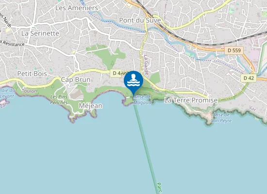 Map of PLAGE MAGAUD CENTRE