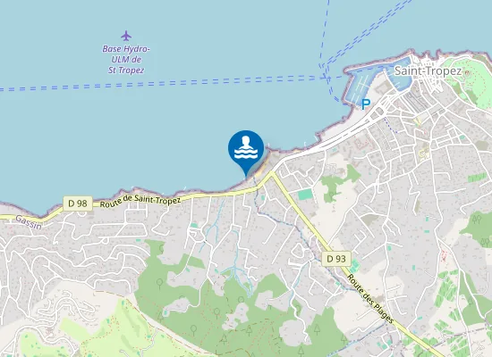 Map of PLAGE DE LA BOUILLABAISSE