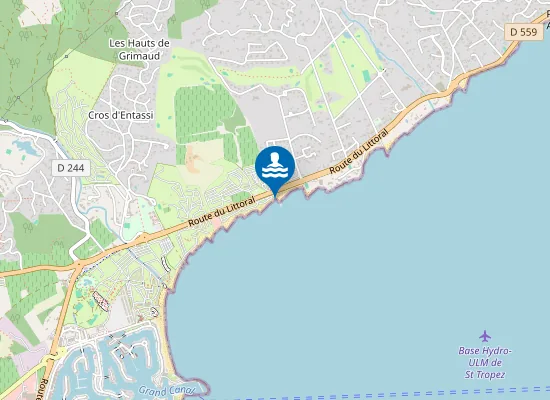 Map of PLAGE DU GROS PIN