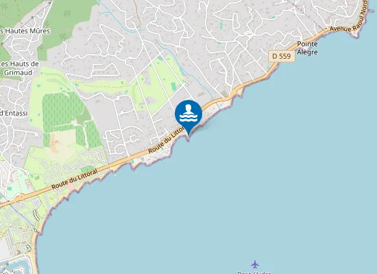 Map of PLAGE DE BEAUVALLON