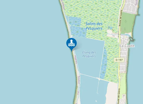 Map of PLAGE L'ALMANARRE CENTRE