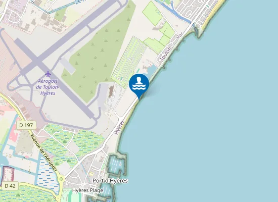 Map of PLAGE CEINTURON OUEST