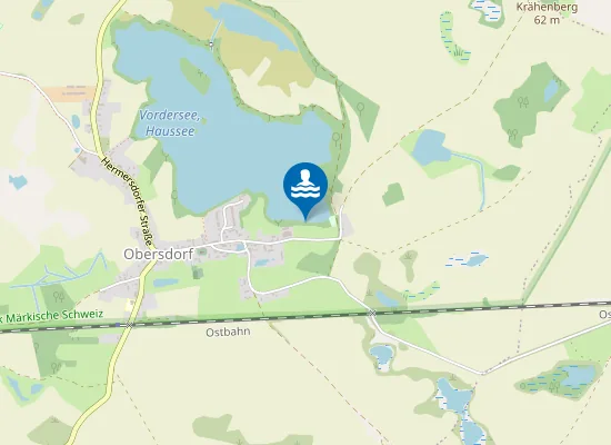 Map of VORDER ODER HAUSSEE OBERSDORF