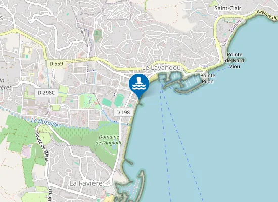 Map of BATAILLER CENTRE (ENTRE LES COURS D'EAU)