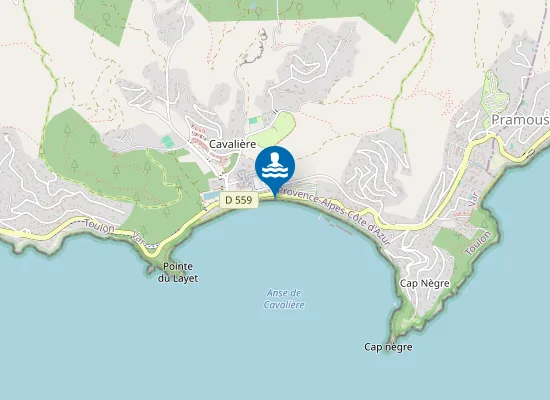 Map of PLAGE CAVALIERE