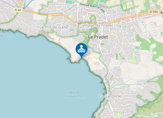 Map of PLAGE BONNETTES