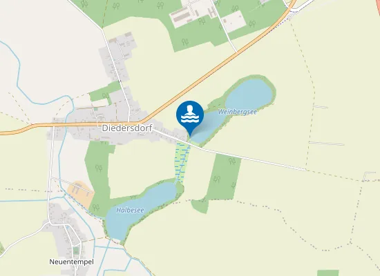 Map of WEINBERGSEE DIEDERSDORF