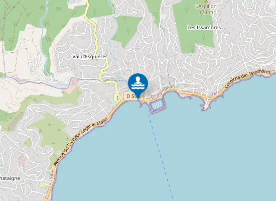 Map of LA GARONNETTE VAL D'ESQUIERES