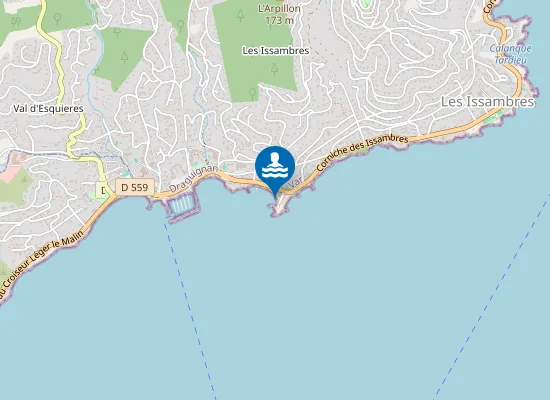 Map of PLAGE SAN PEIRE