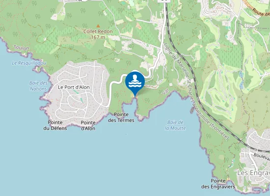 Map of CRIQUE PORT D'ALON