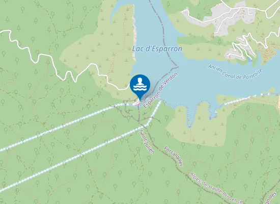 Map of BAIGNADE DE SAINT JULIEN