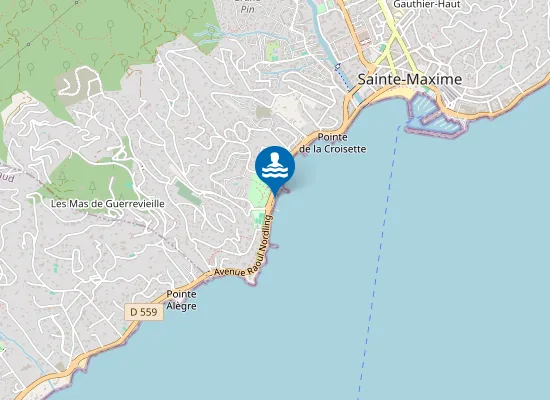 Map of PLAGE LA CROISETTE