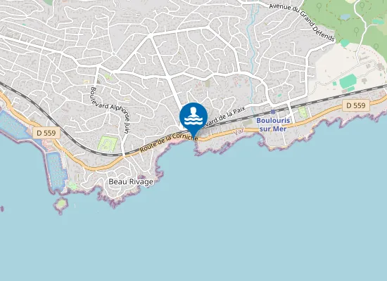 Map of PLAGE LA PEGUIERE